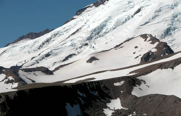 The Inter Glacier that provides access to Camp Schurman