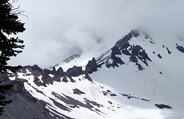 Casaval Ridge seen from our western traverse to Hidden Valley