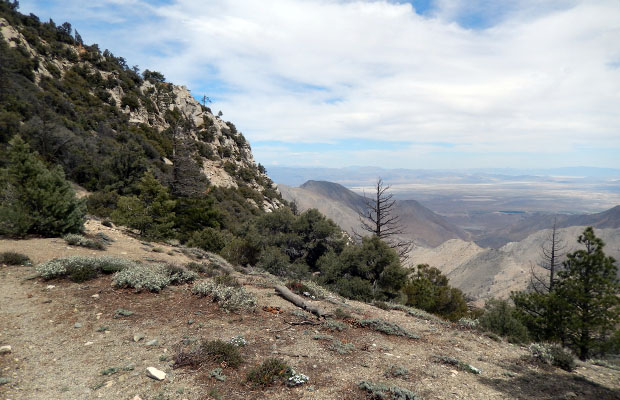 The high point on the PCT between Chimney &amp; Spanish Needles creeks
