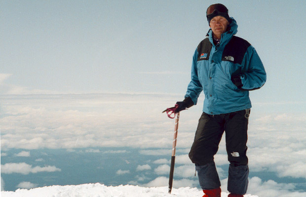 1992:  Standing on the summit of Adams for the second time